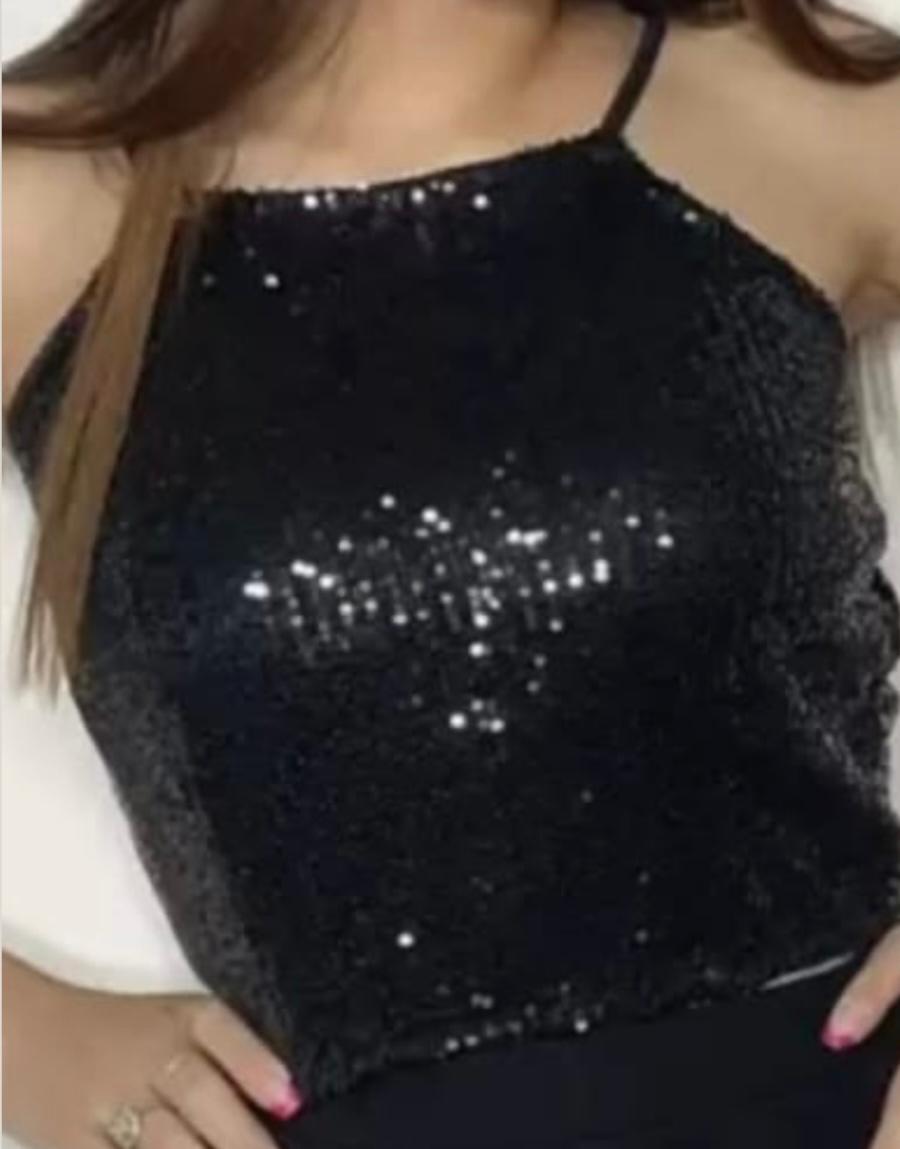 black strap top